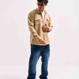 Camisa Manga Larga - Cream