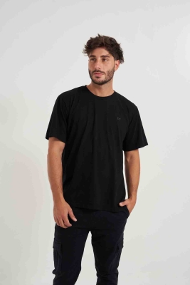 Remera Mangas Cortas - Negra Classic