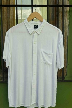 Camisa Lino - White Pocket