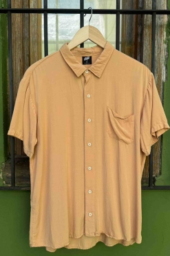 Camisa Lino - Brown Pocket