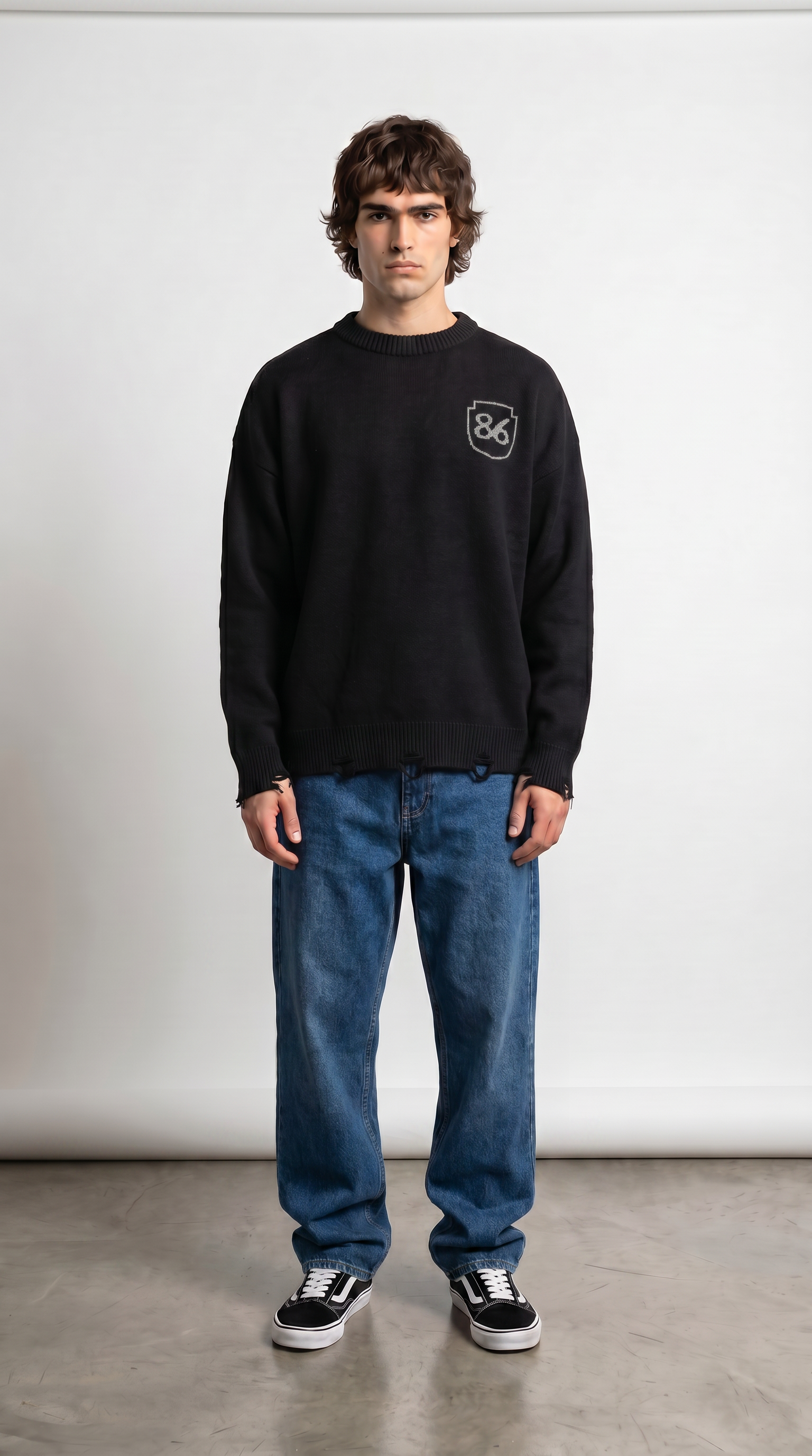 Sweater - 86' Black