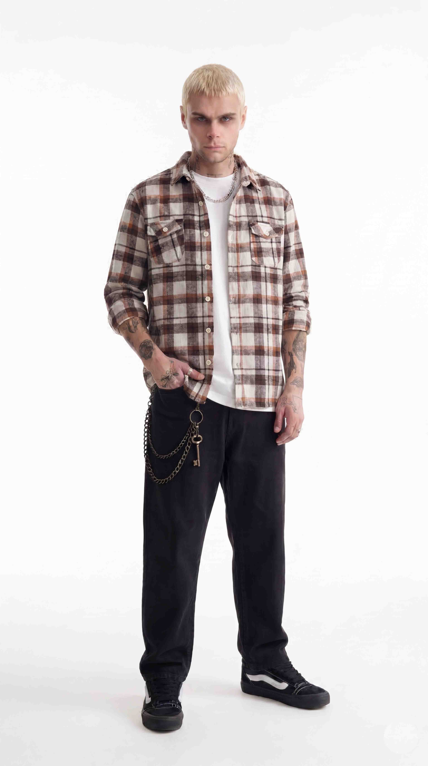 Camisa paño - Creme