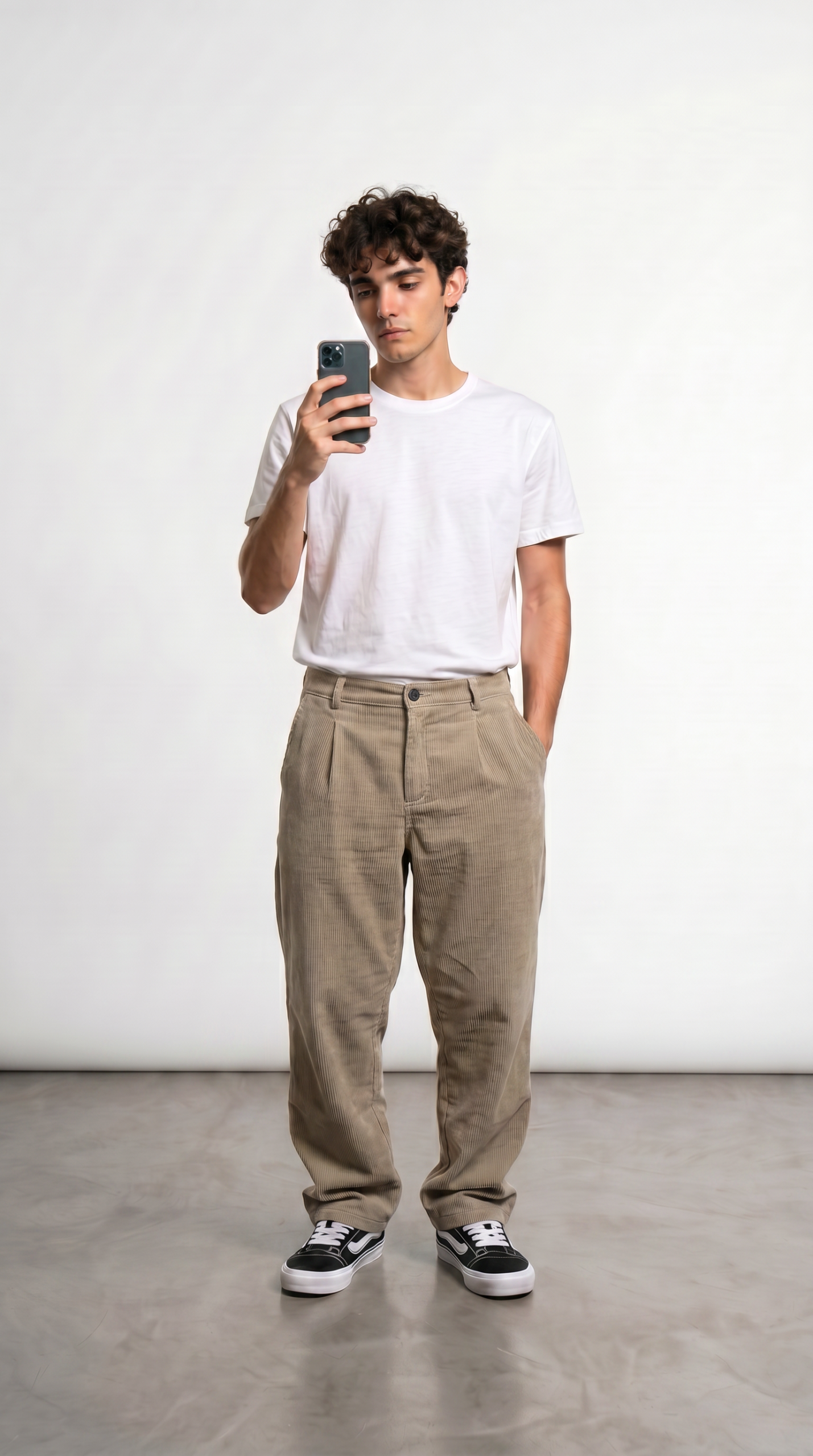 Pantalon Corderoy Sastrero - Capuchino