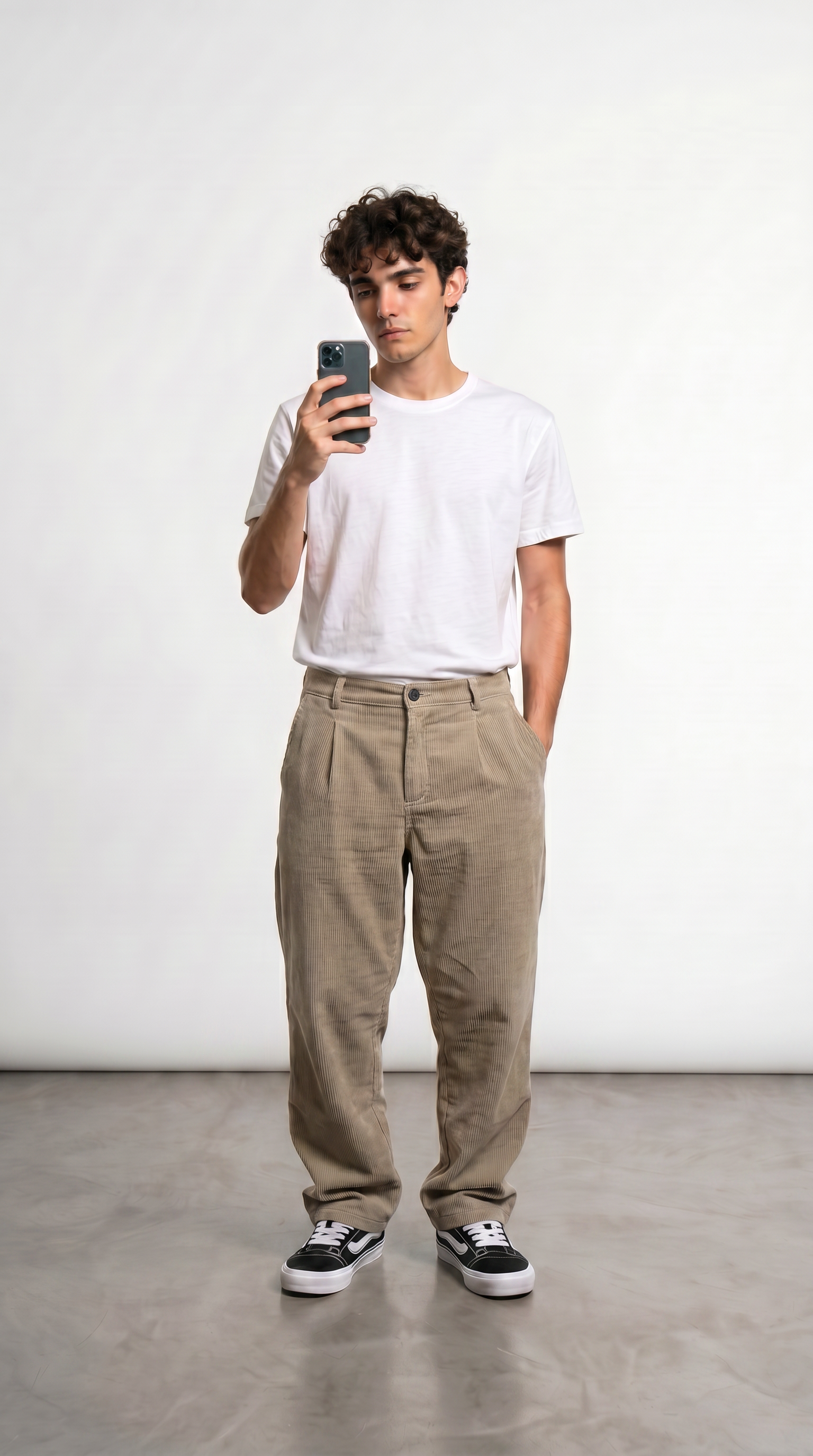 Pantalon Corderoy Sastrero - Capuchino