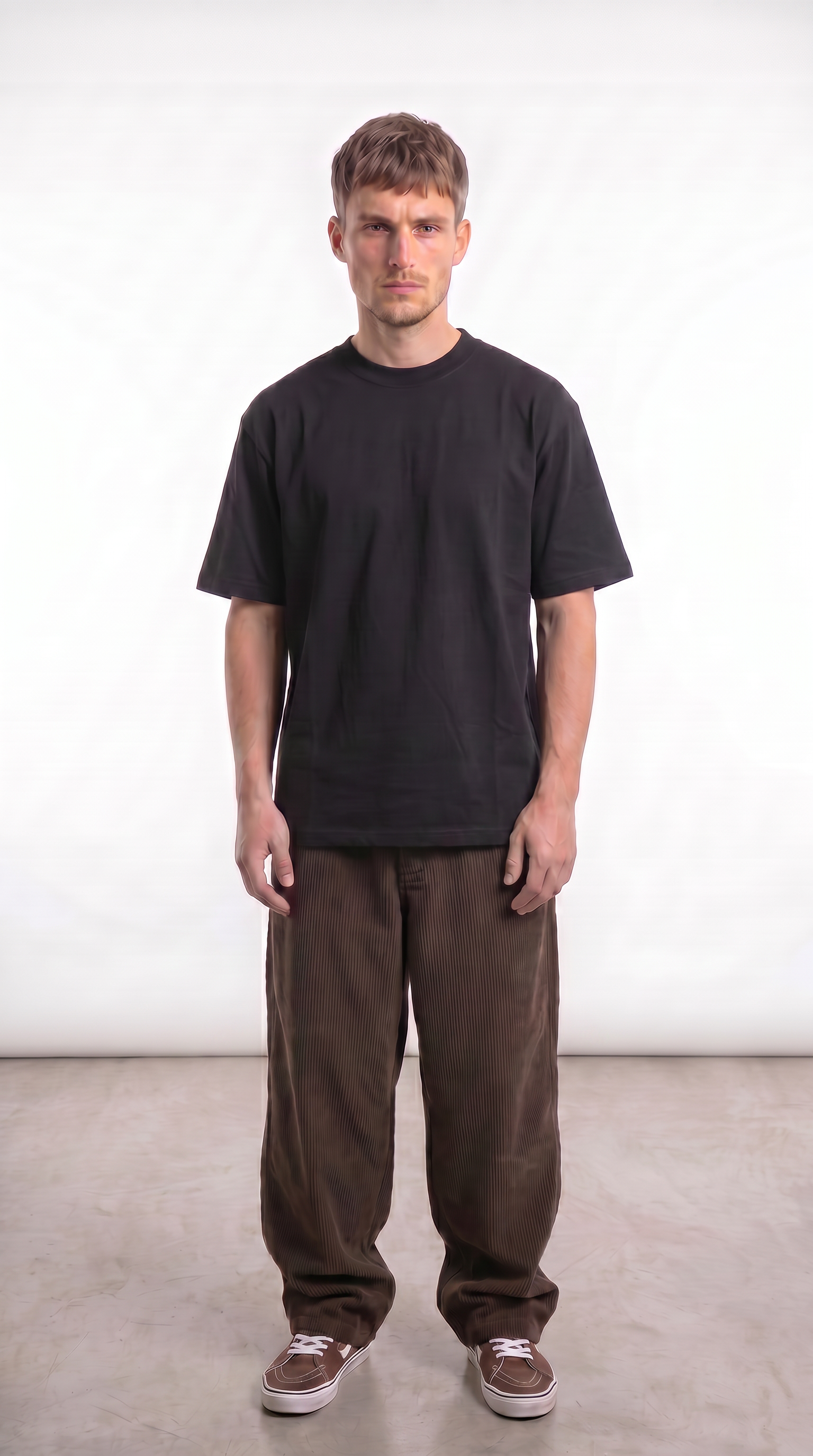 Alternative view of Remera Over Size - Negra