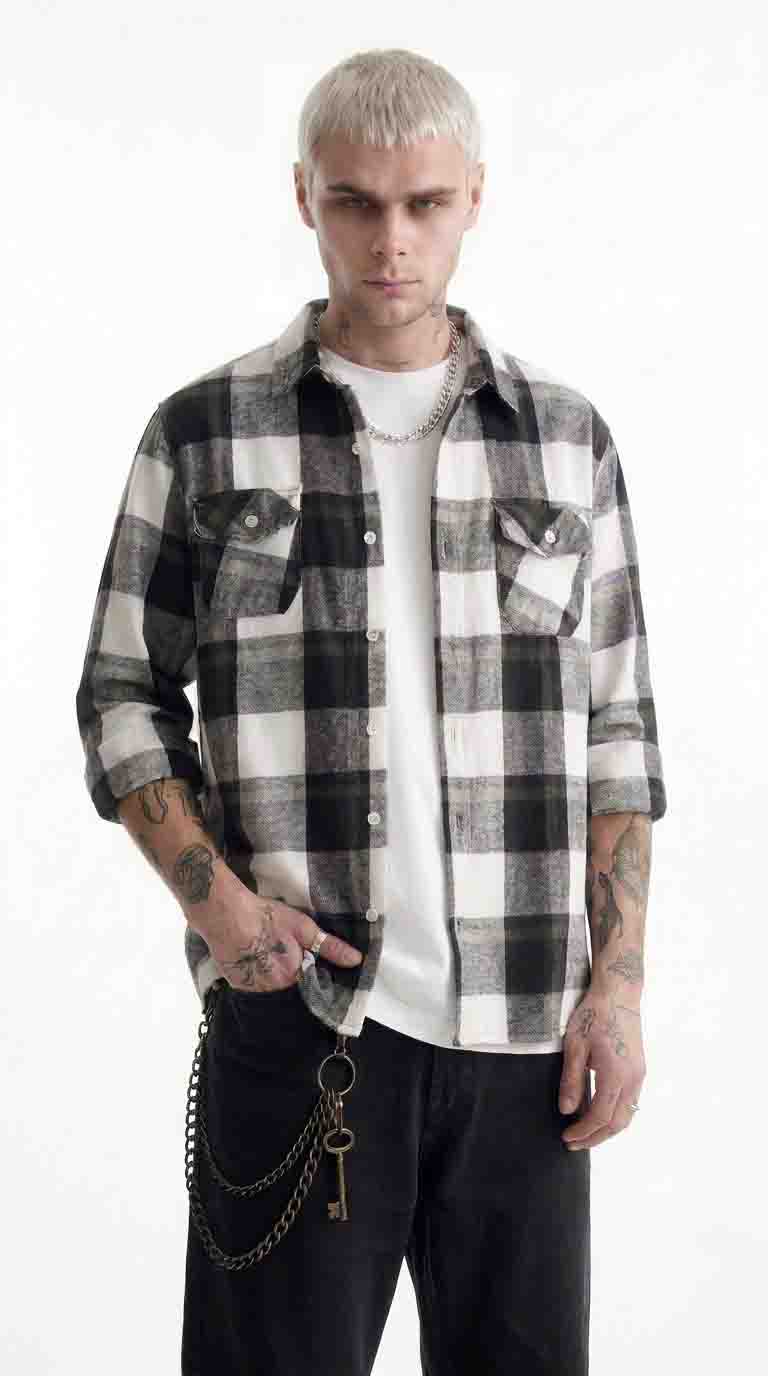 Camisa paño - Black