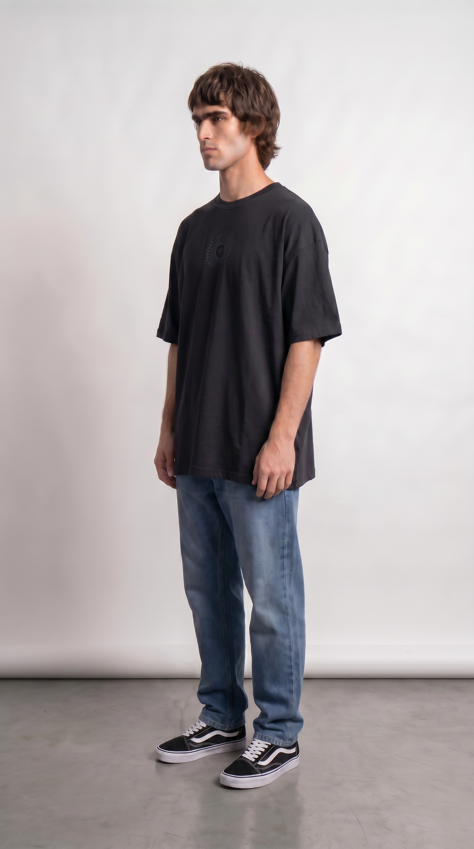Alternative view of Remera 1810 - Black
