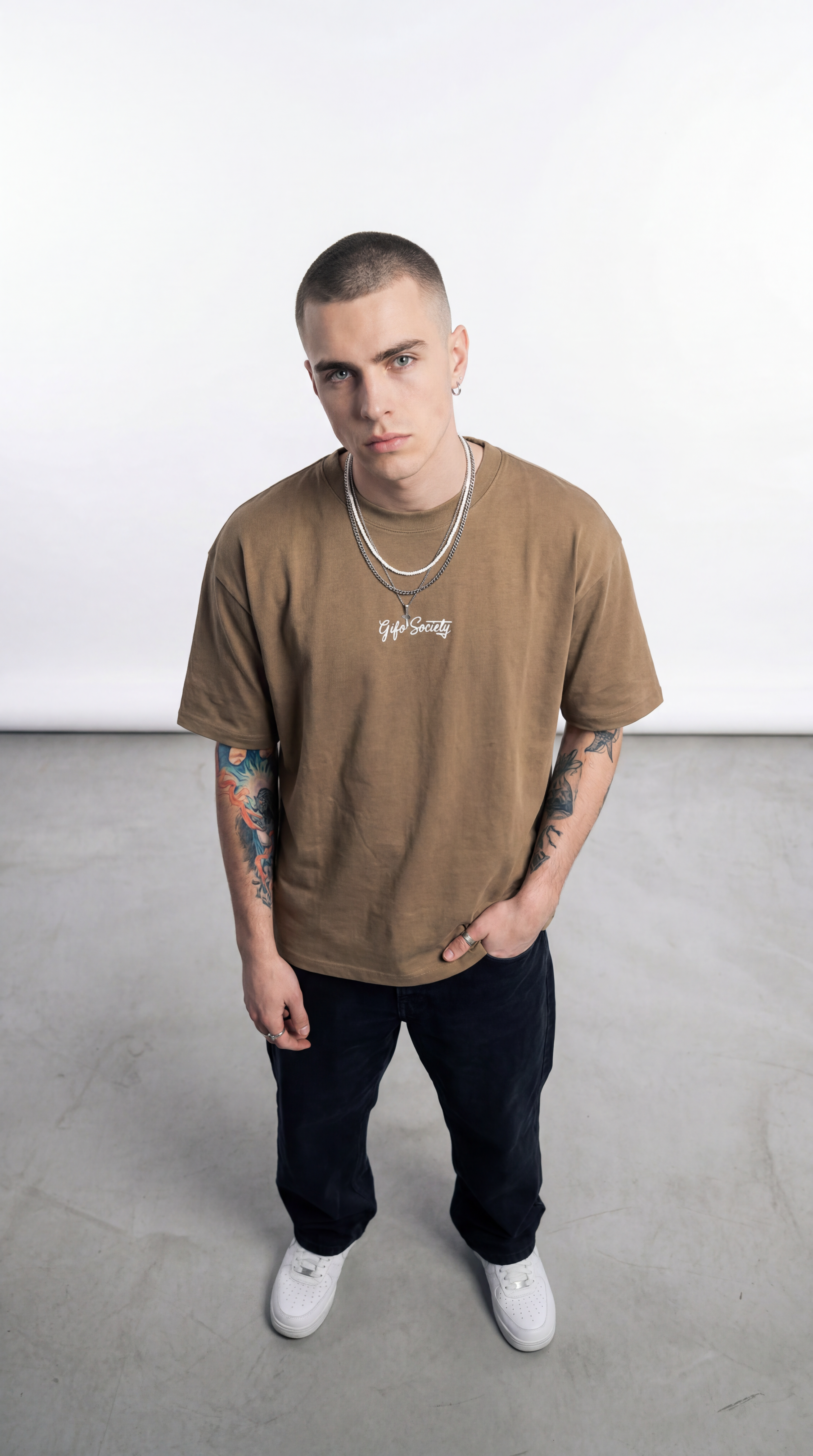 Alternative view of Remera Society - Marron