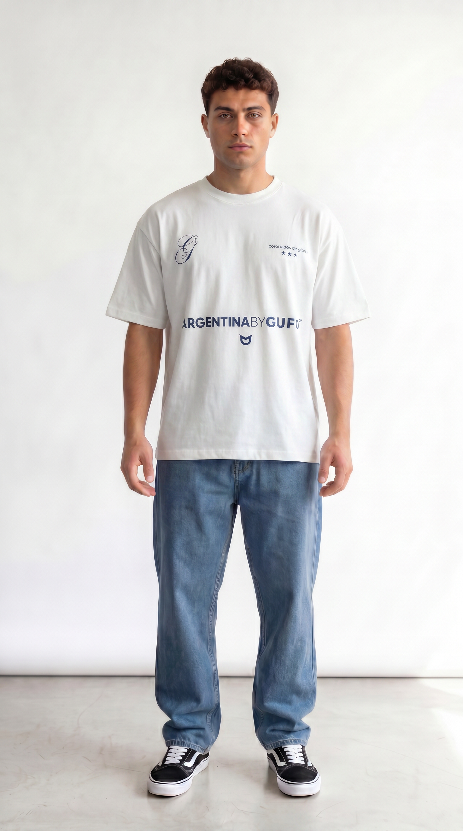 Remera Nación Albiceleste - Blanca
