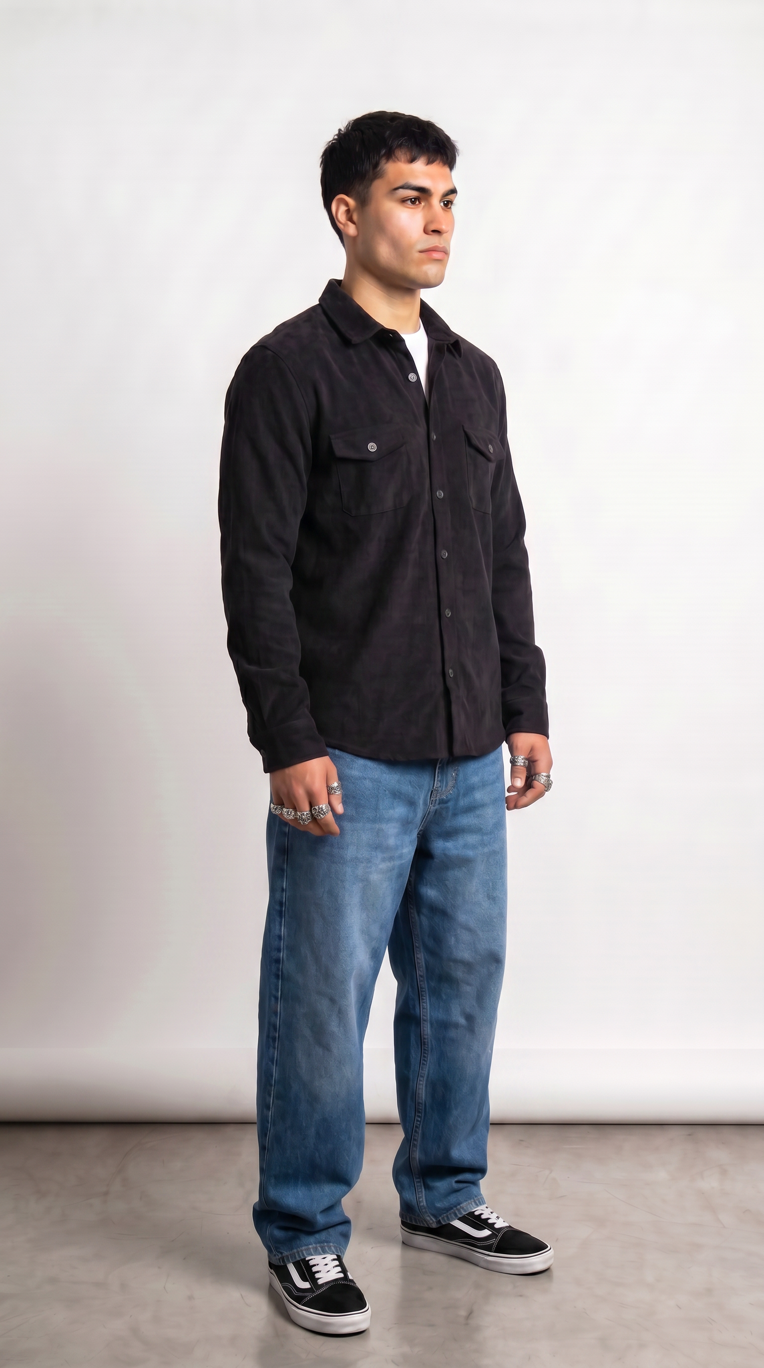 Alternative view of Camisa corderoy - Blue Monday