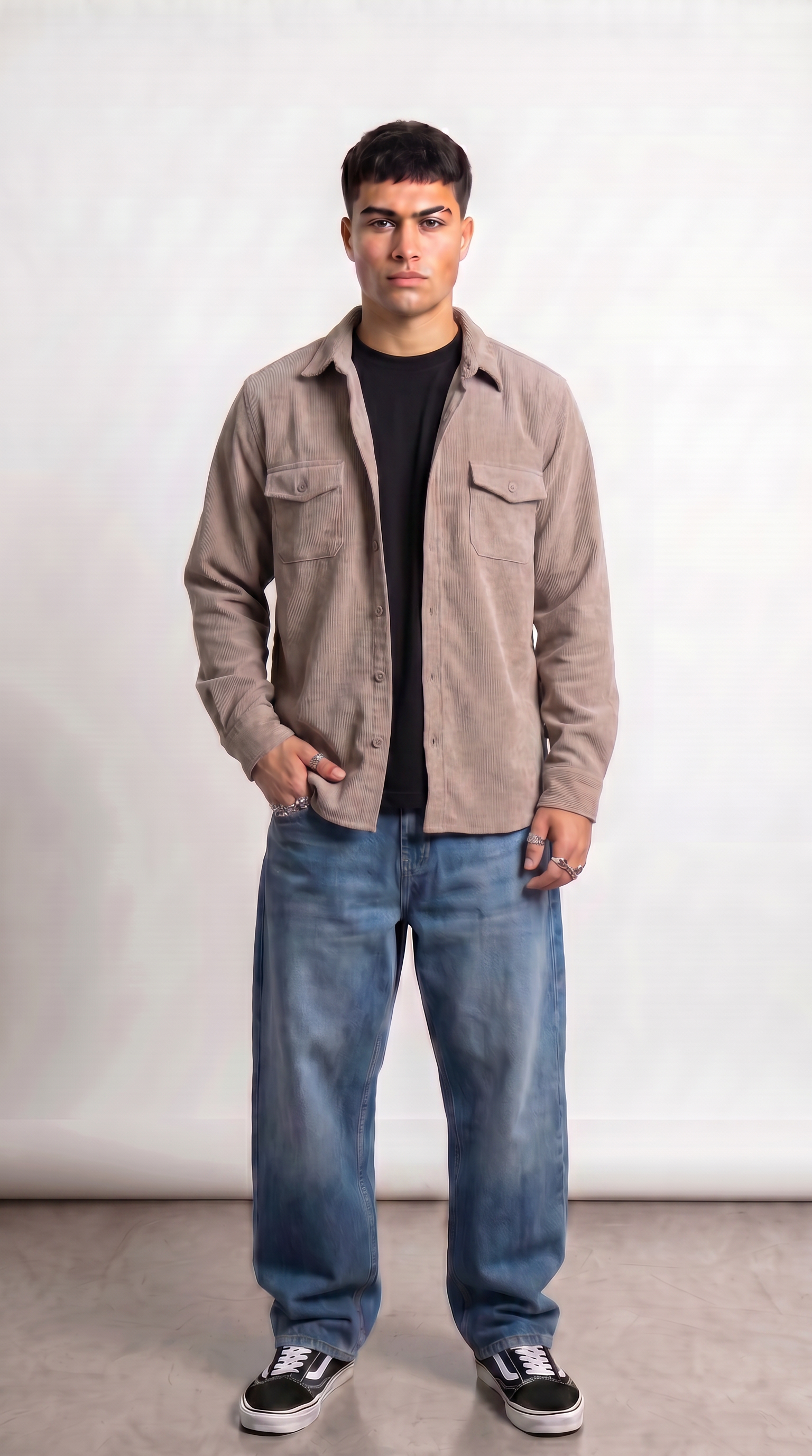 Alternative view of Camisa Corderoy - Le Crem