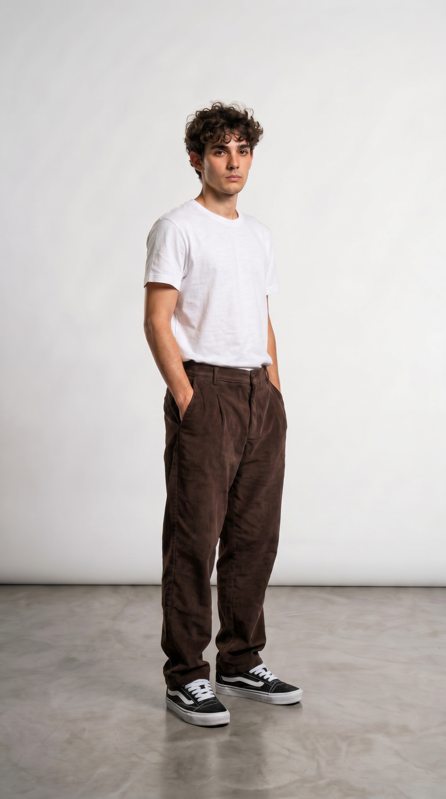 Alternative view of Pantalon Corderoy Sastero - Brown