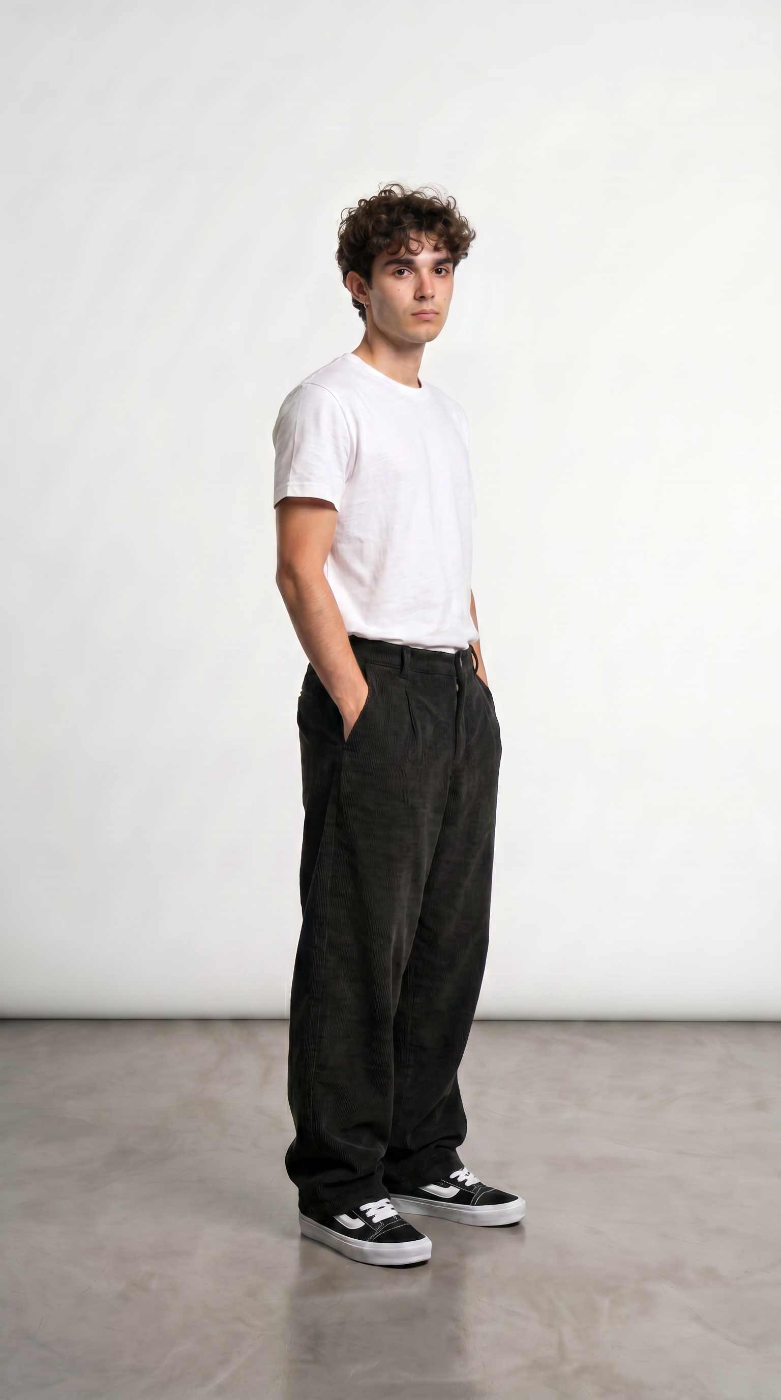 Pantalon Corderoy Sastrero - Black