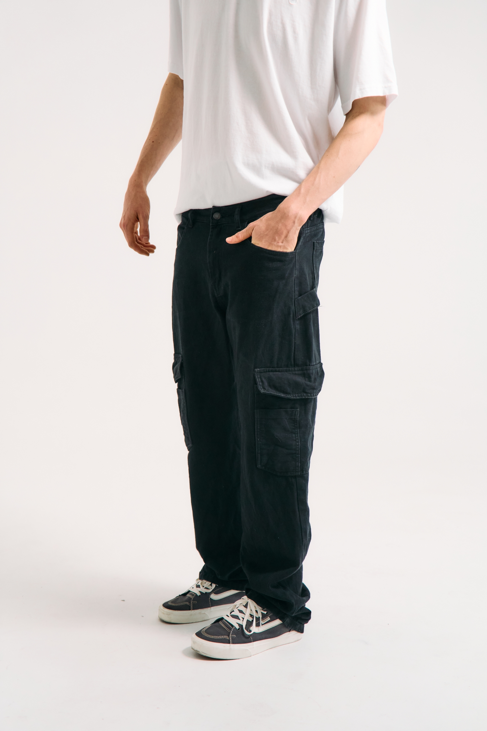 Alternative view of Pantalon Cargo - Negro