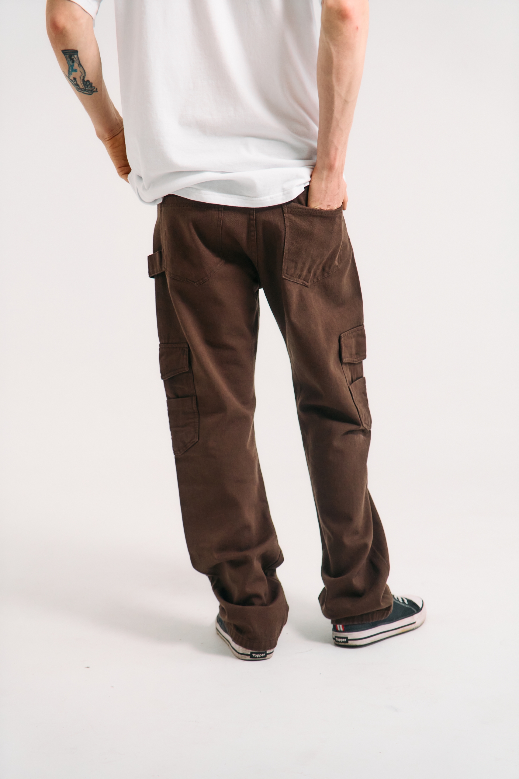 Pantalon Cargo - Marron - Imagen 5